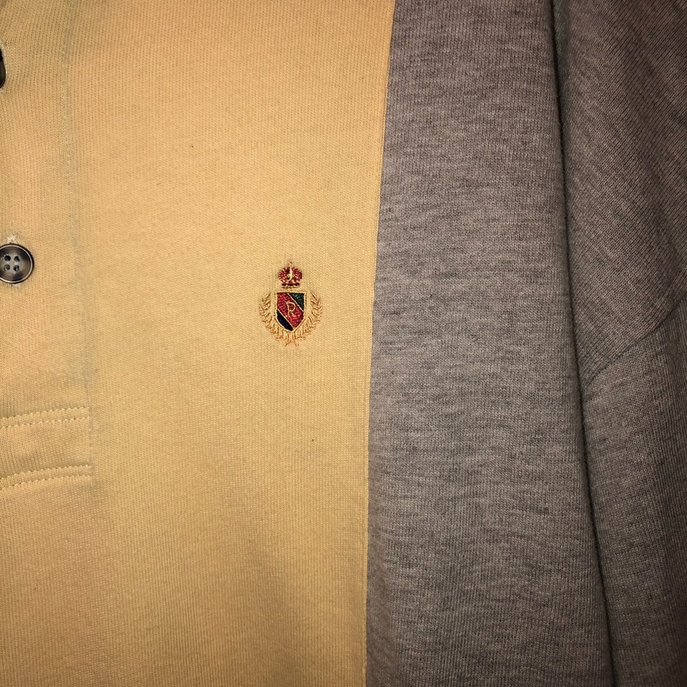 Colorblock Rugger Long Sleeve. - Picture 6 of 6
